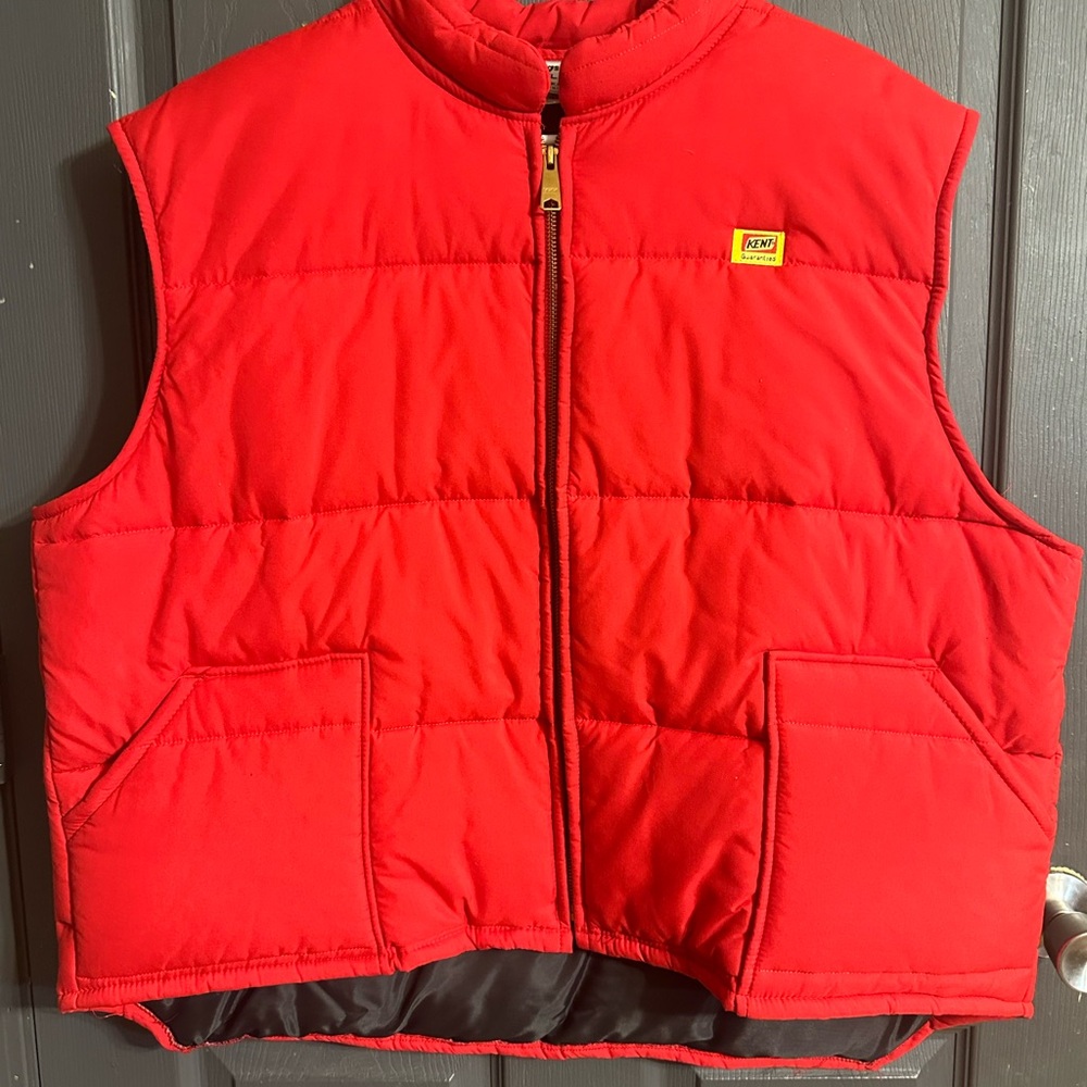 Vintage Kent Bright Red Kids Vest
